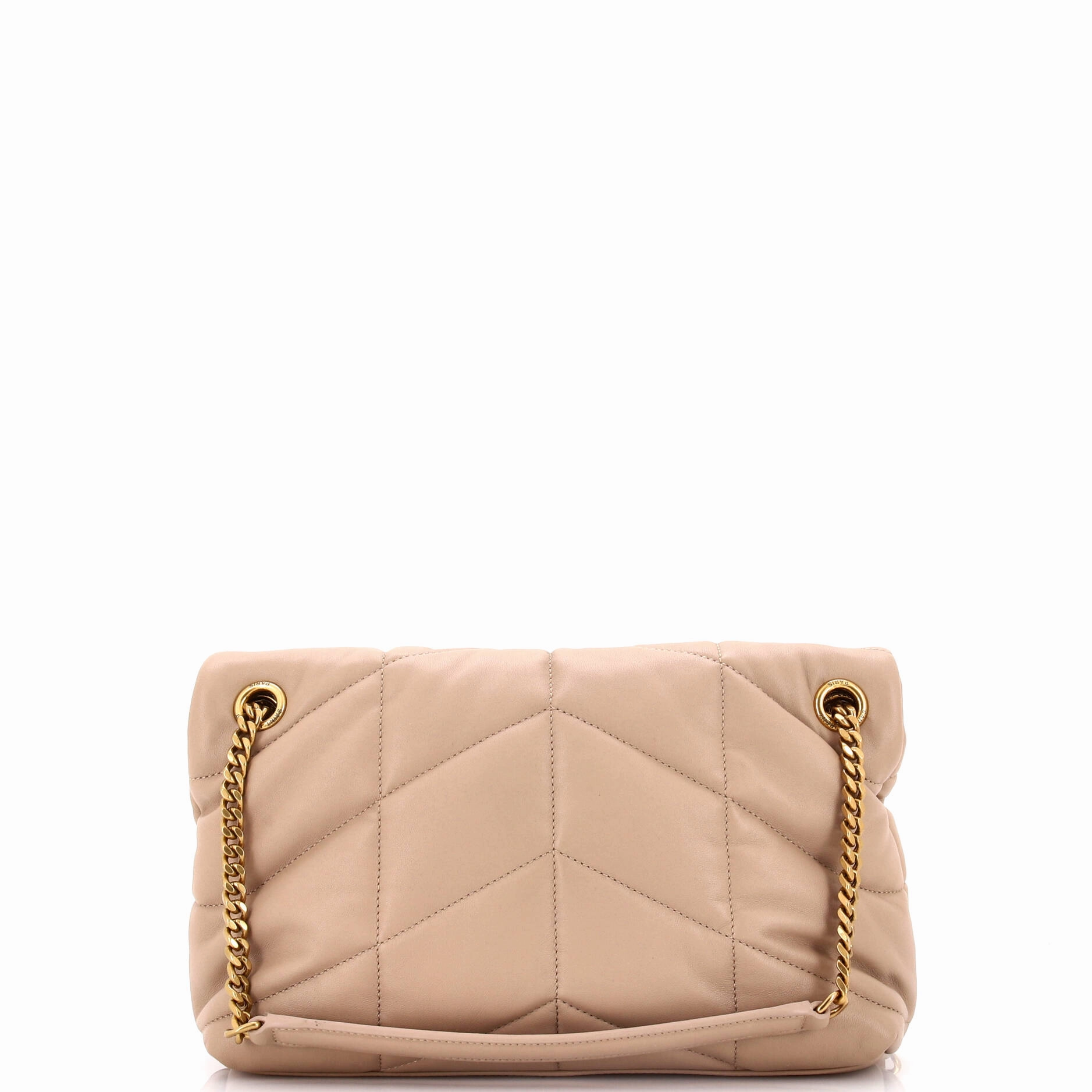Loulou Puffer Shoulder Bag Quilted Leather Small