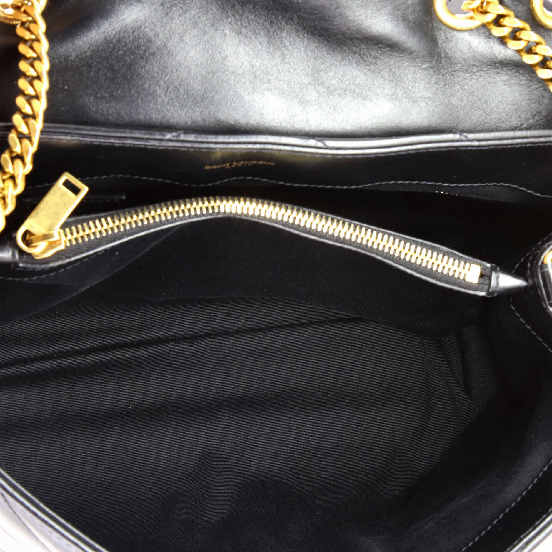 Loulou Shoulder Bag Matelasse Chevron Leather Medium