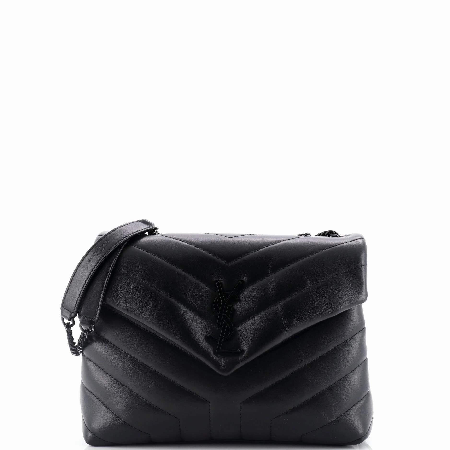 Loulou Shoulder Bag Matelasse Chevron Leather Small