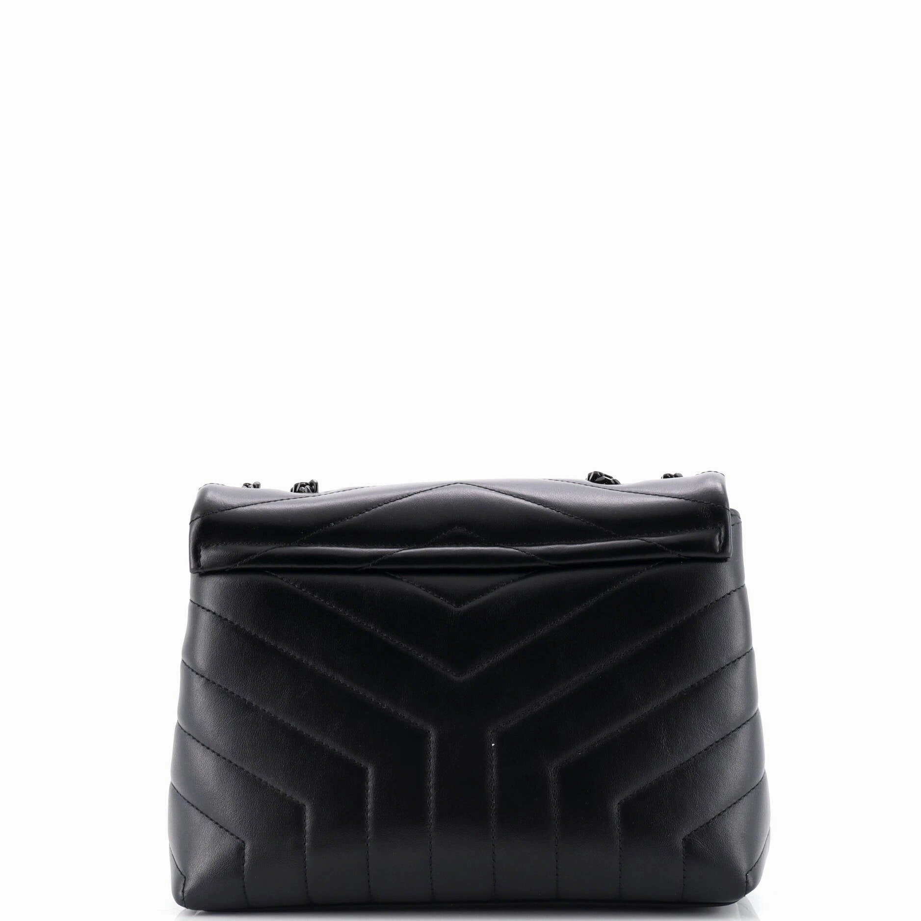 Loulou Shoulder Bag Matelasse Chevron Leather Small