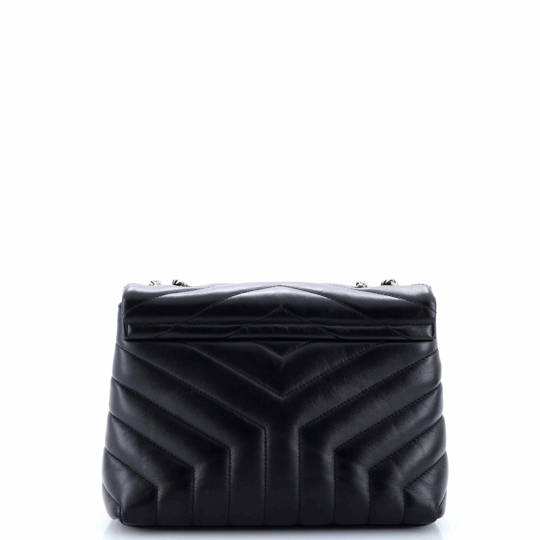 Loulou Shoulder Bag Matelasse Chevron Leather Small