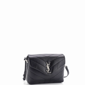 Loulou Shoulder Bag Matelasse Chevron Leather Toy