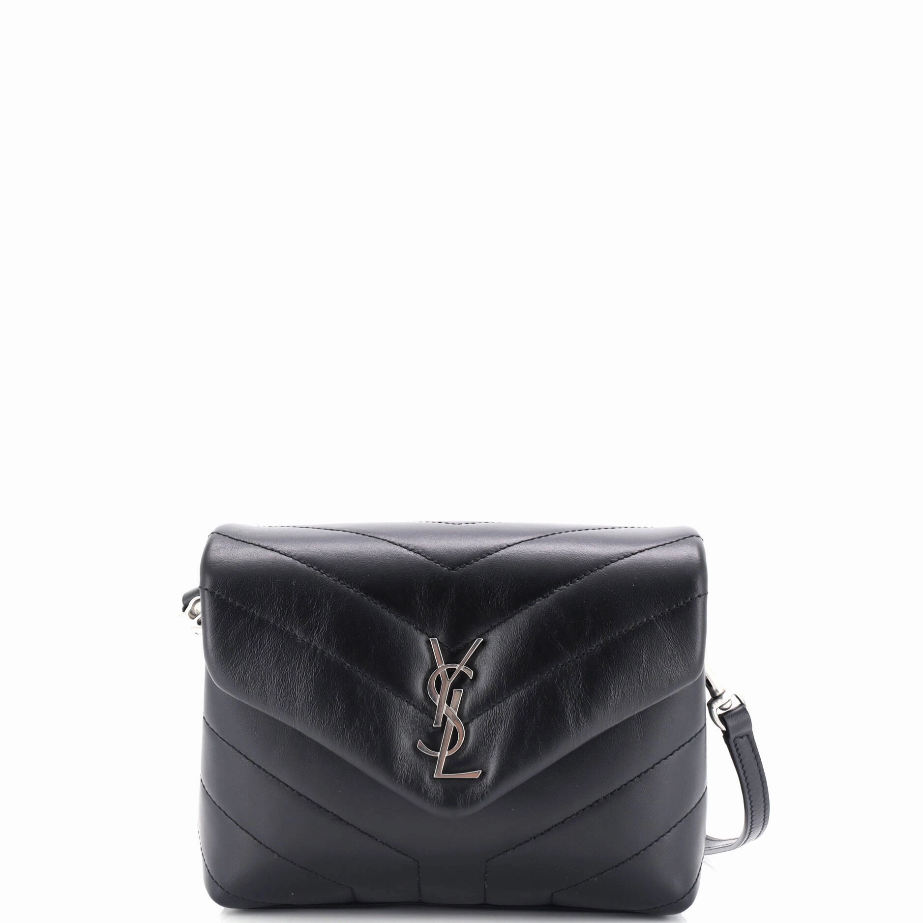 Loulou Shoulder Bag Matelasse Chevron Leather Toy