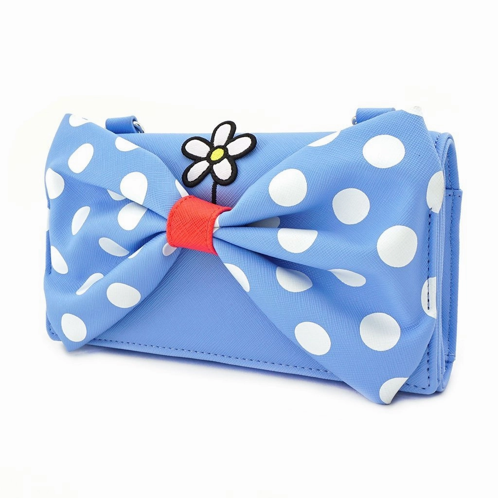 Loungefly x Disney Positively Minnie Polka Dot Cross Body Wristlet