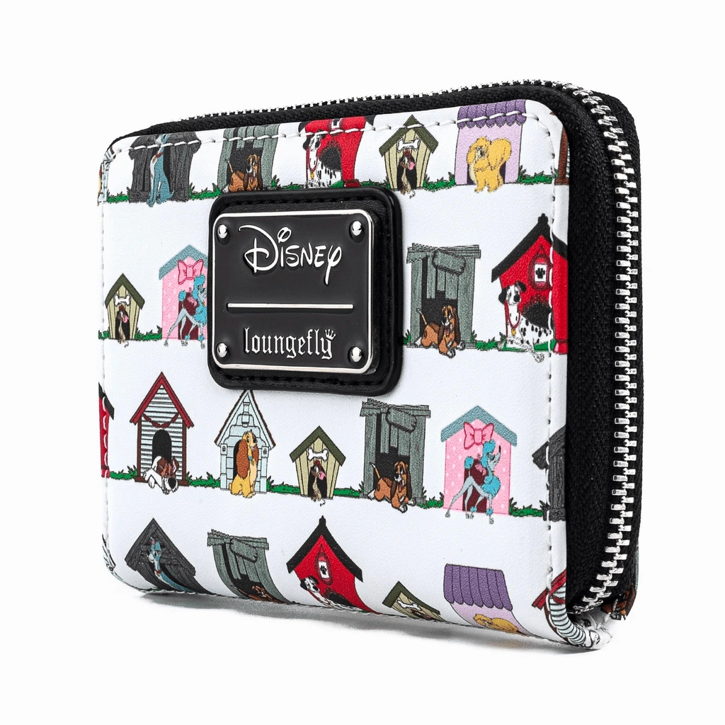 Loungefly x Disney the Dogs of Disney Zip Around Purse