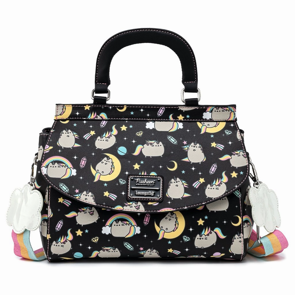 Loungefly x Pusheen Rainbow Unicorn Handbag