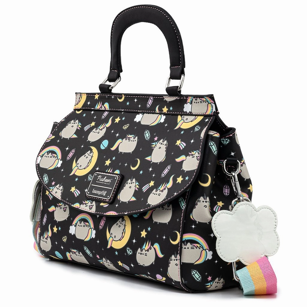 Loungefly x Pusheen Rainbow Unicorn Handbag