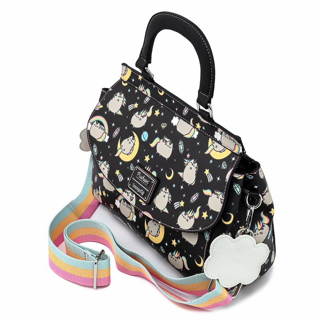 Loungefly x Pusheen Rainbow Unicorn Handbag