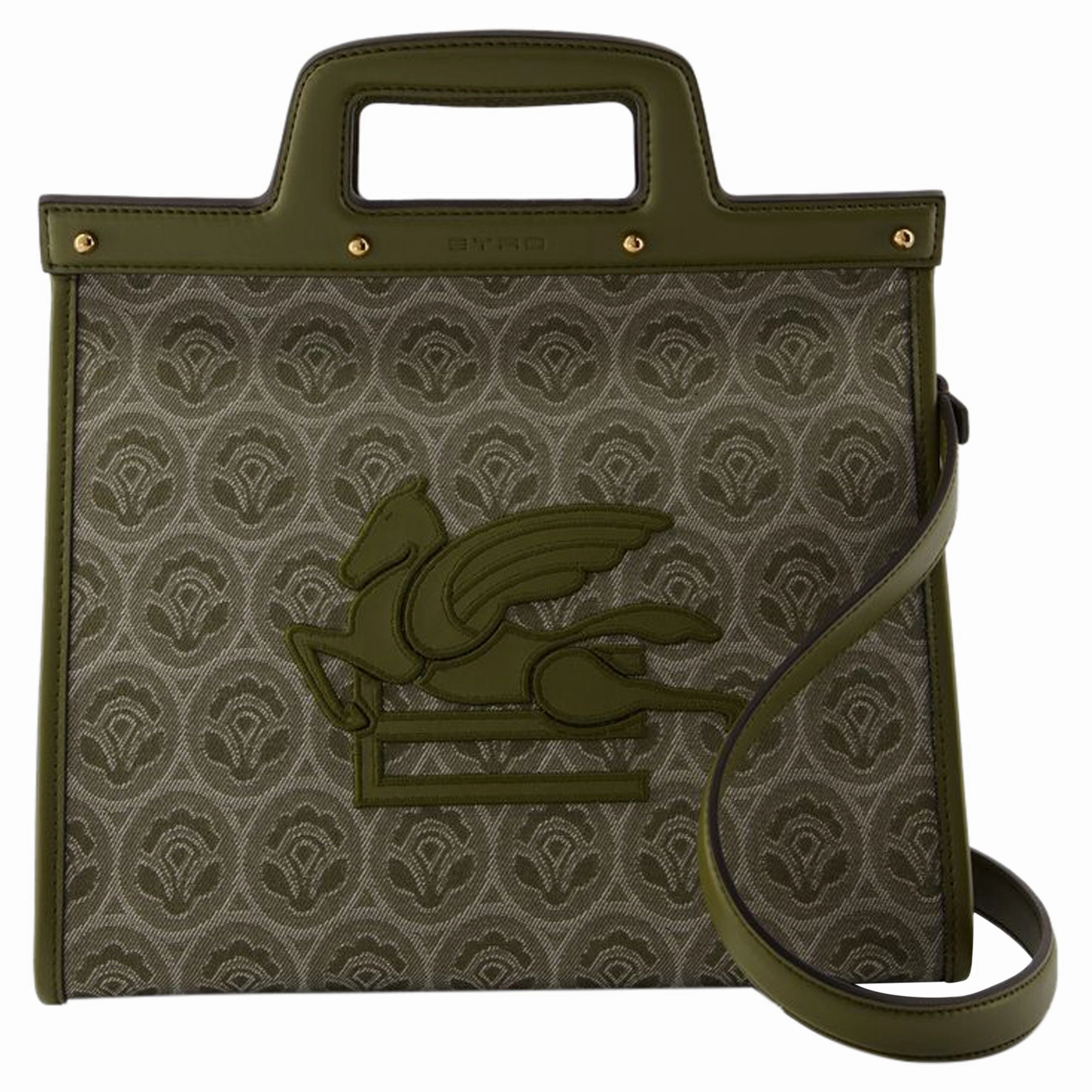 Love Trotter Medium Shopper Bag - Etro - Cotton - Black