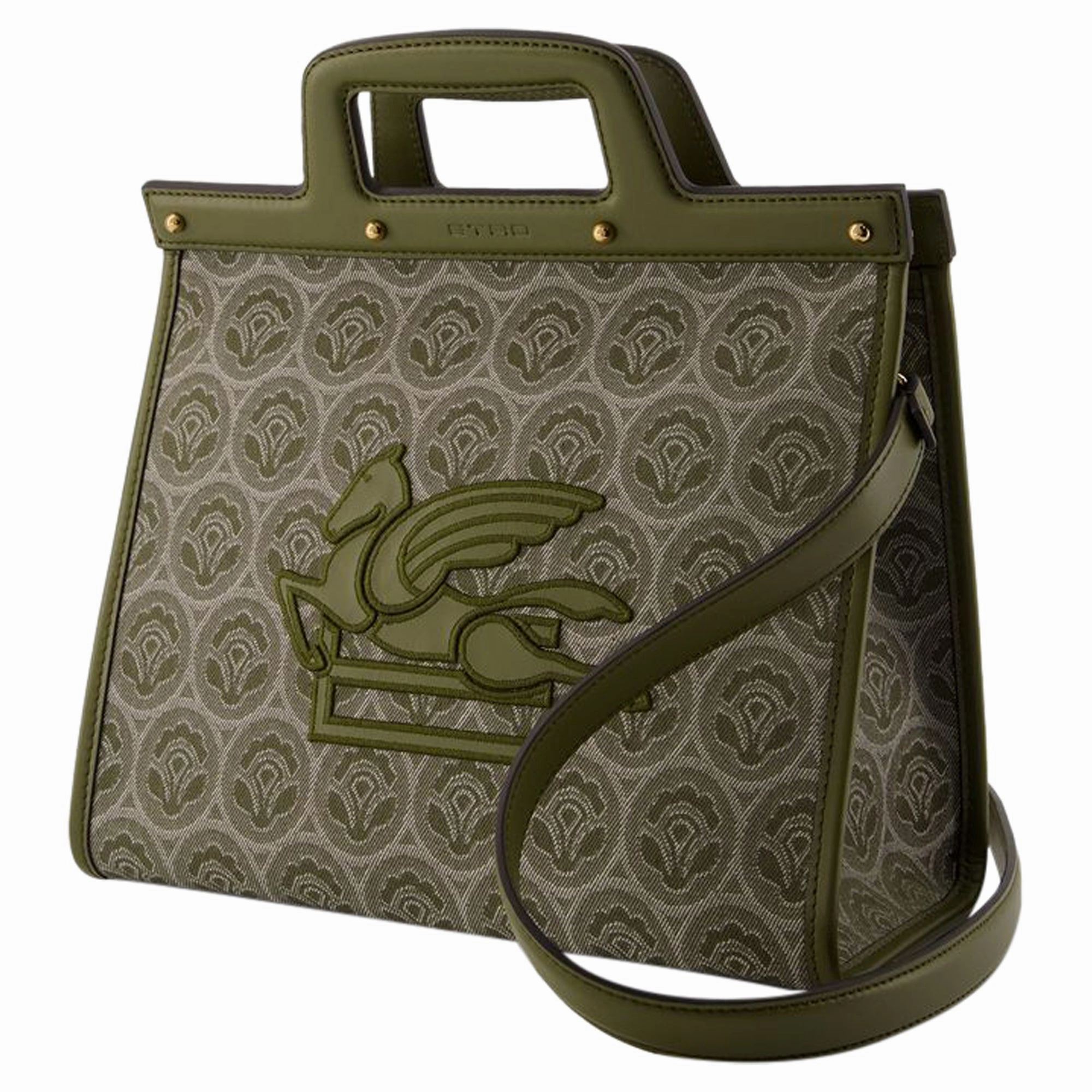 Love Trotter Medium Shopper Bag - Etro - Cotton - Black