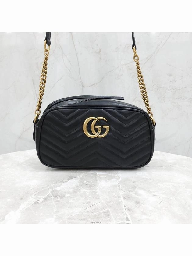 Lux You GG Marmont Small Matelasse Shoulder Crossbag 447632