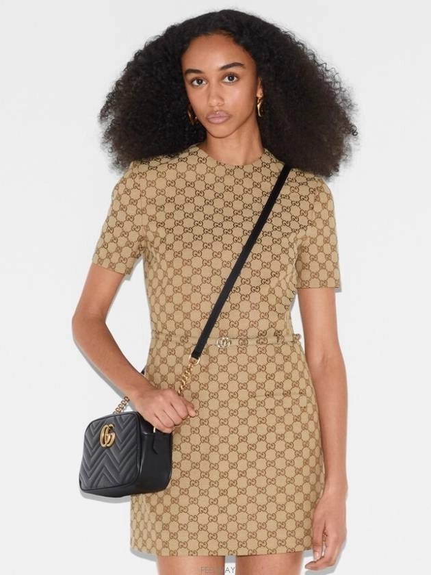 Lux You GG Marmont Small Matelasse Shoulder Crossbag 447632