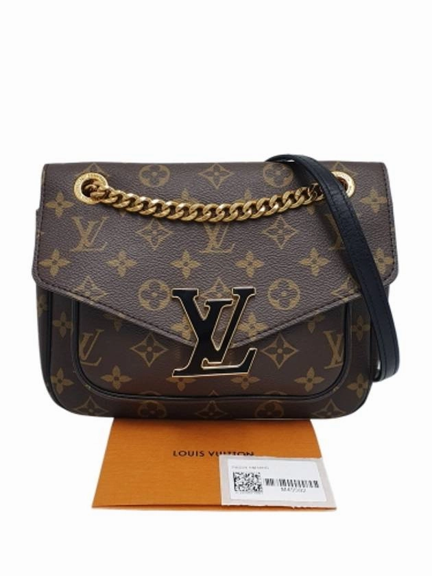 M45592 Monogram Canvas Passy Gold Chain Shoulder Bag