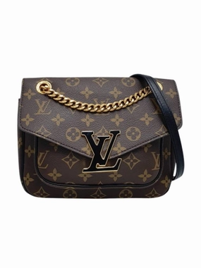 M45592 Monogram Canvas Passy Gold Chain Shoulder Bag