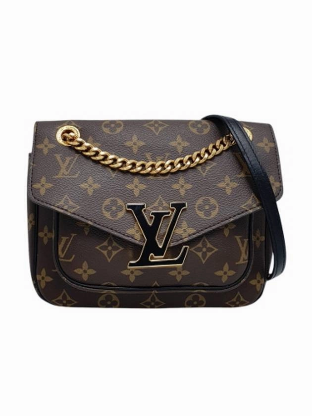 M45592 Monogram Canvas Passy Gold Chain Shoulder Bag