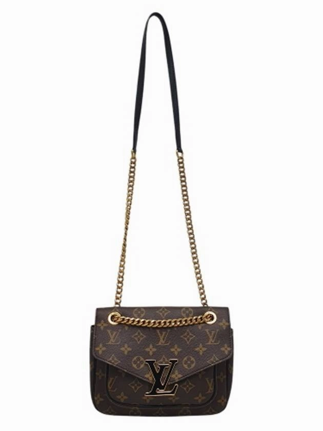 M45592 Monogram Canvas Passy Gold Chain Shoulder Bag