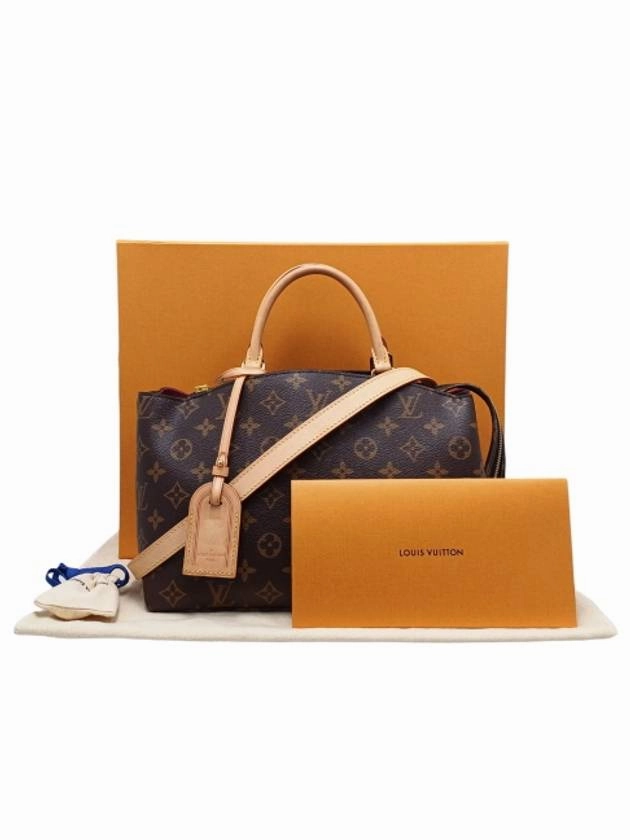 M45900 Monogram Canvas Petite Palais Tote Bag Shoulder