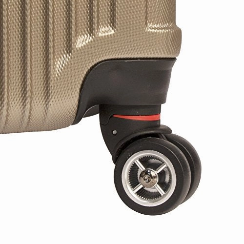 Mancini Santa Barbara 28" Lightweight Spinner Luggage in Black