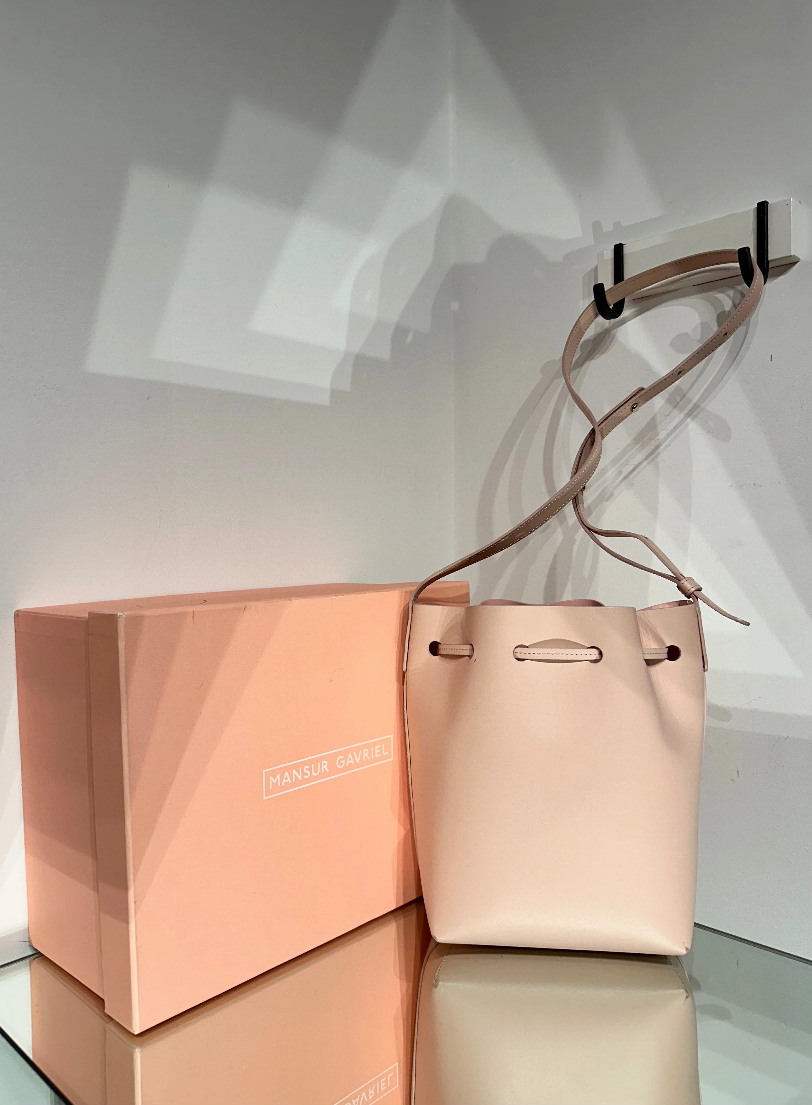 MANSUR GAVRIEL Mini Leather Bucket Bag