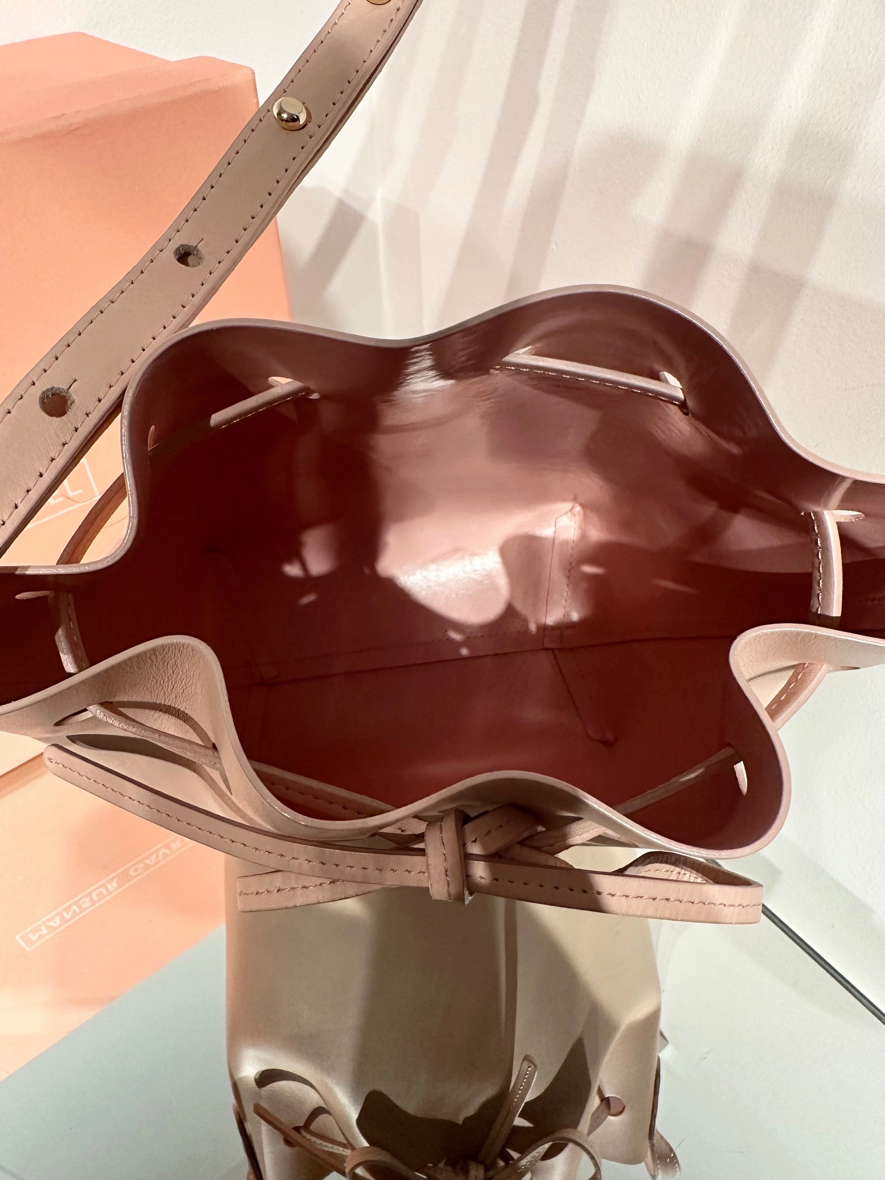 MANSUR GAVRIEL Mini Leather Bucket Bag