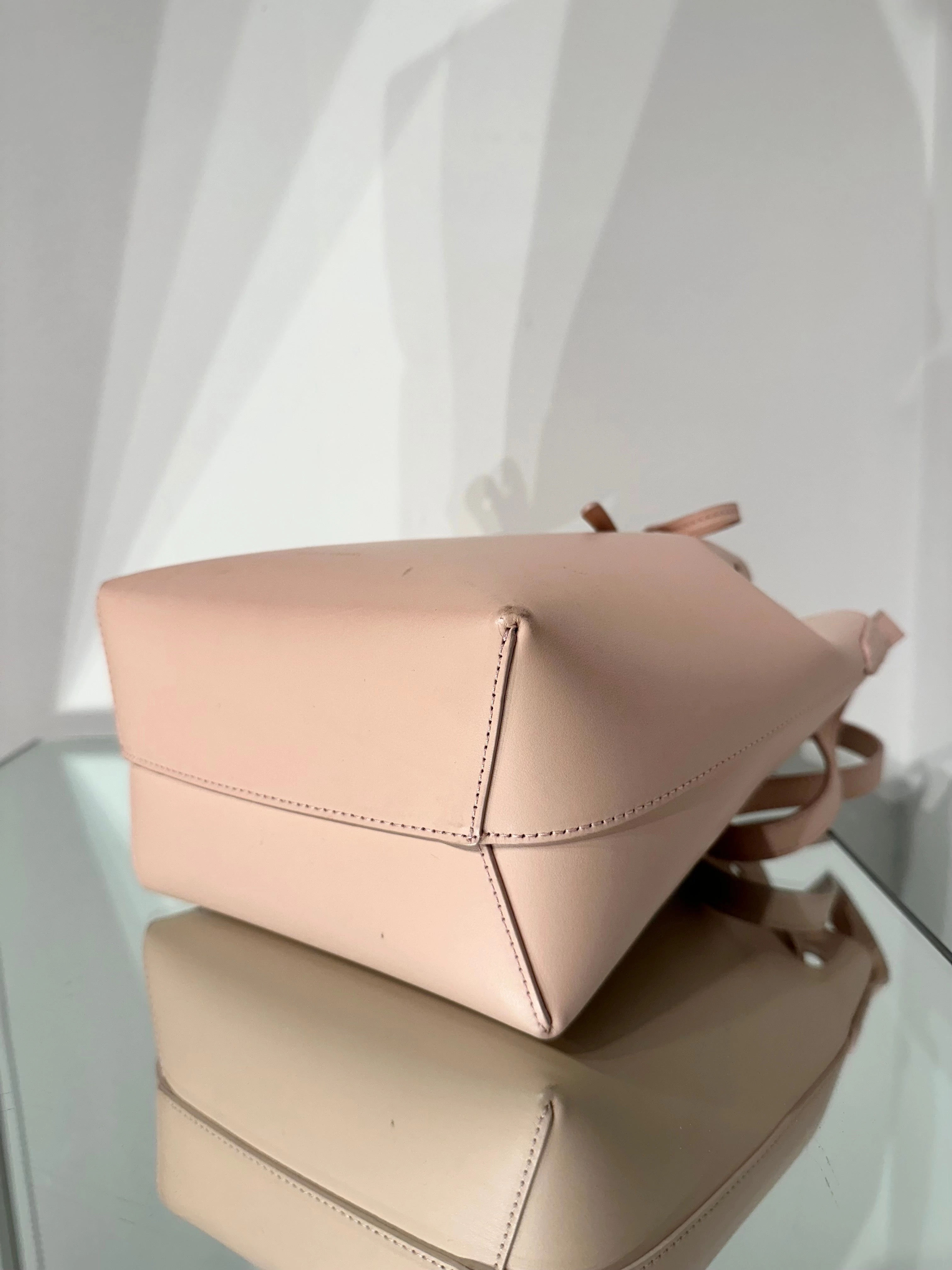 MANSUR GAVRIEL Mini Leather Bucket Bag