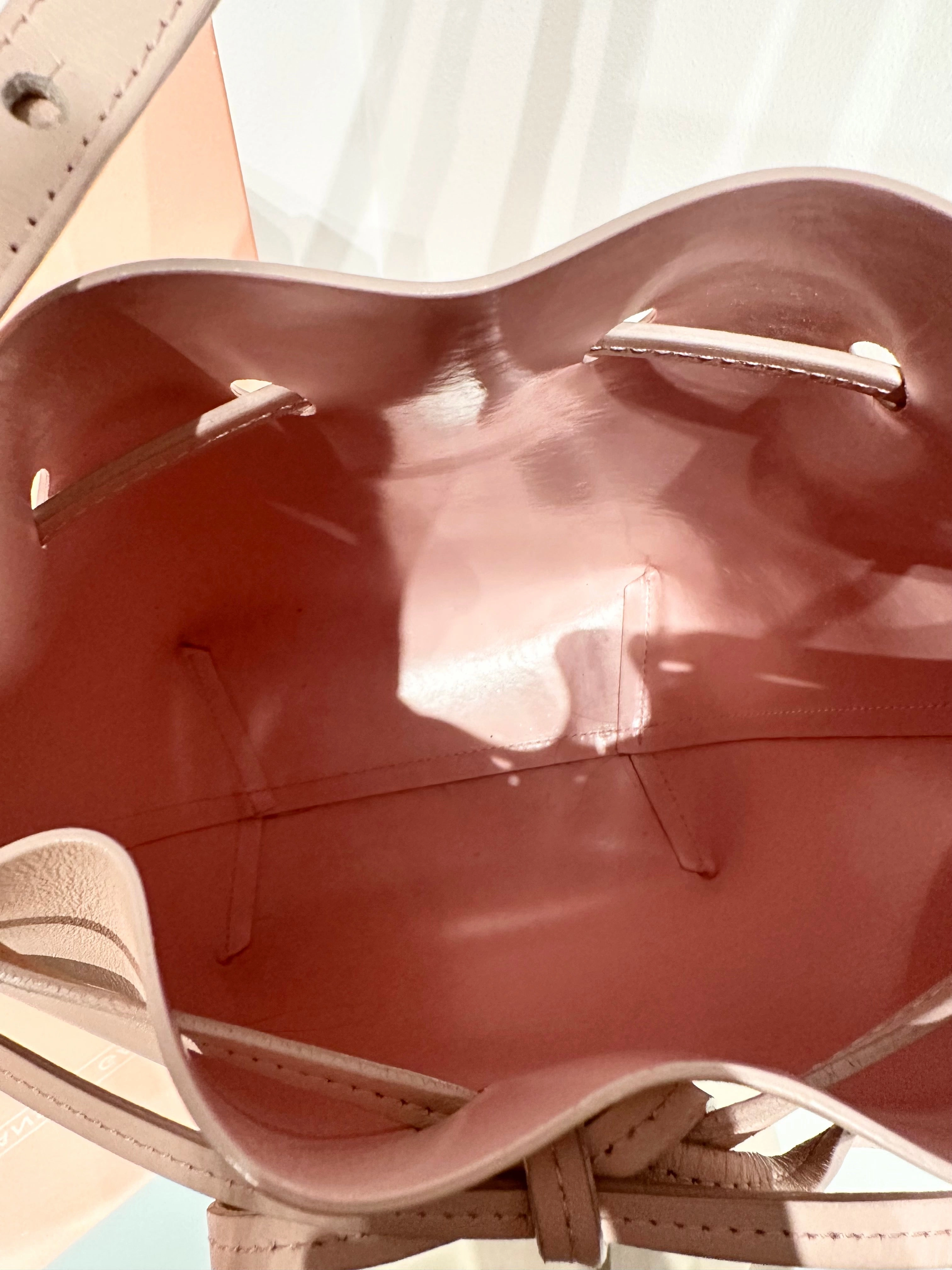MANSUR GAVRIEL Mini Leather Bucket Bag