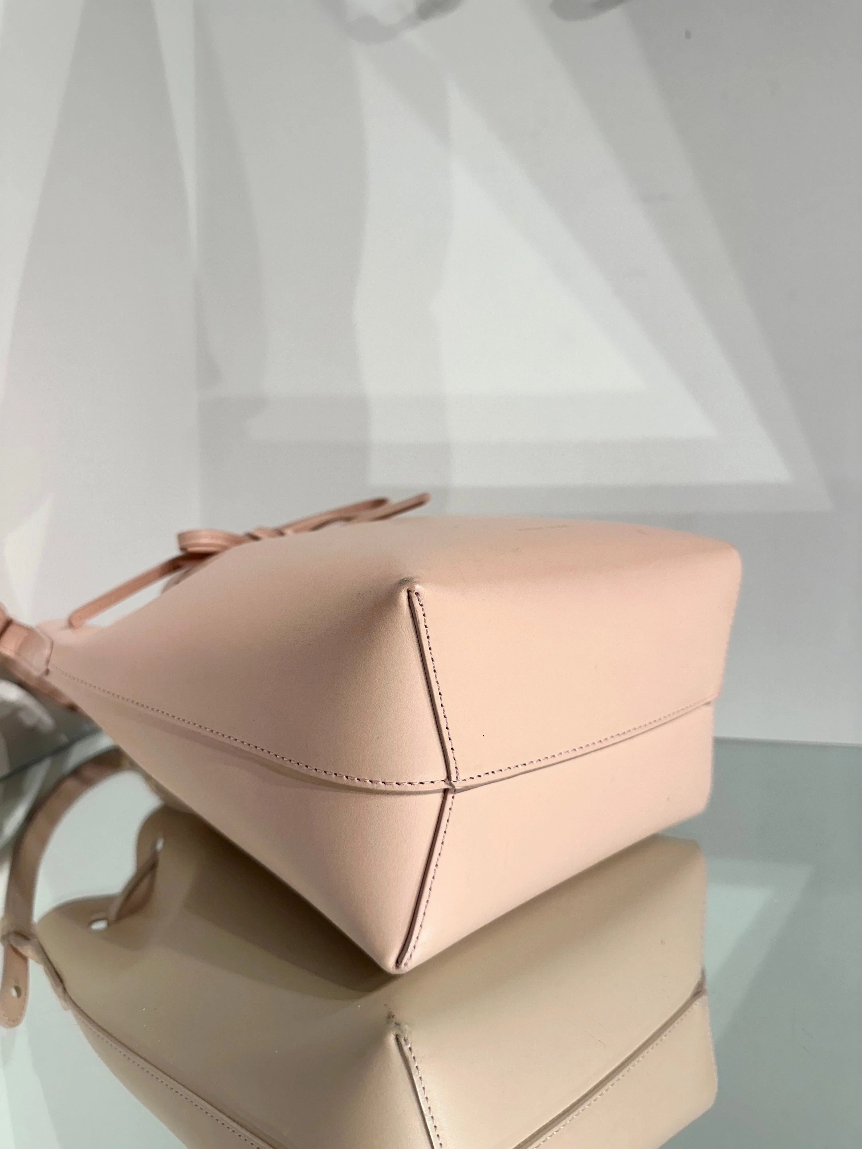 MANSUR GAVRIEL Mini Leather Bucket Bag