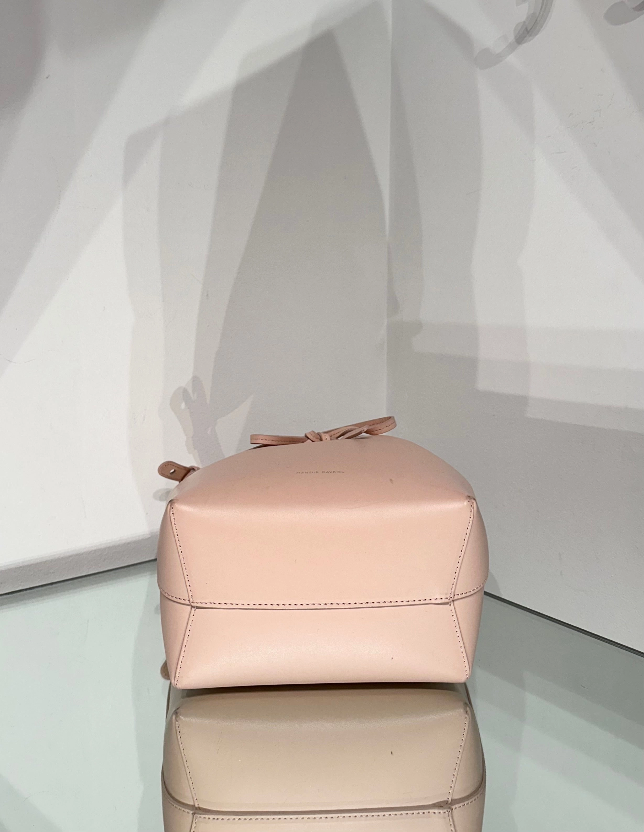 MANSUR GAVRIEL Mini Leather Bucket Bag