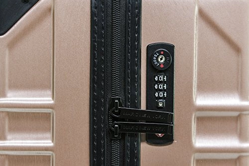 Marc New York Classic 24" Expandable Hardside Spinner, Rose Gold