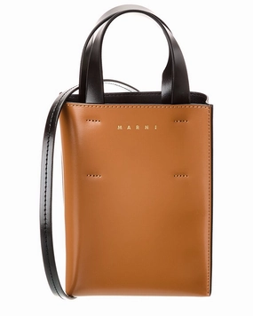 Marni Museo Nano Leather Tote