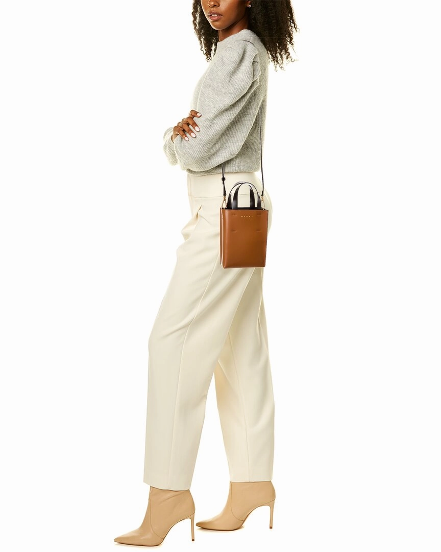Marni Museo Nano Leather Tote