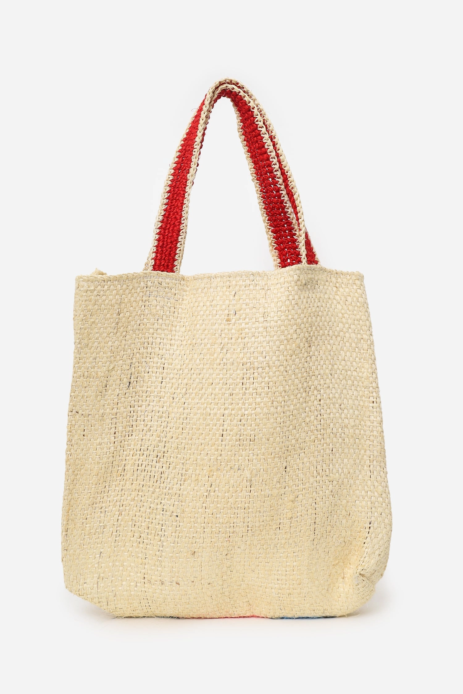 Marni Raffia Blue/Red Stripped Tote Bag (As Is)