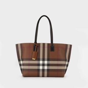 Medium Soft Gc9 Shopper Bag - Burberry - Synthetic - Brown