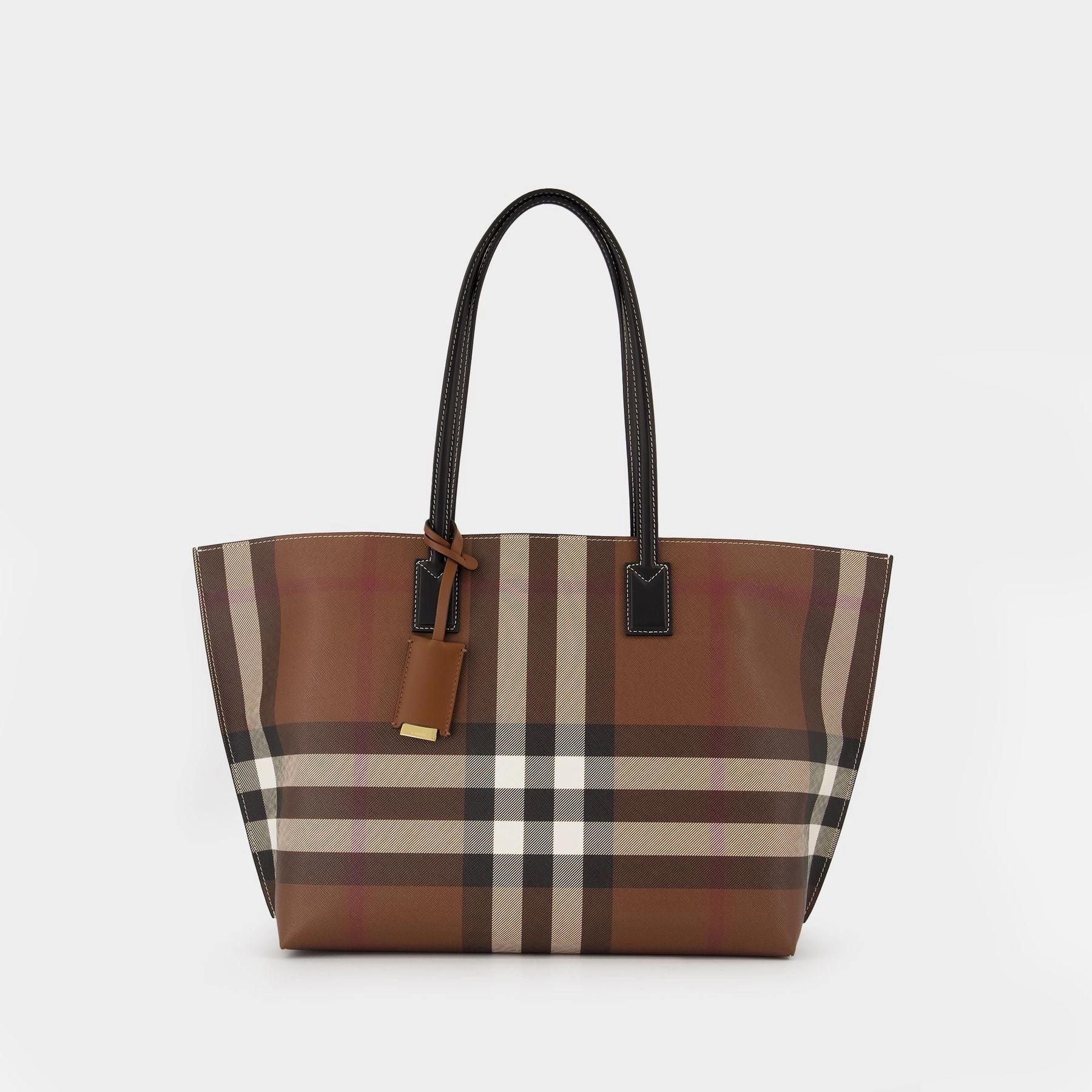 Medium Soft Gc9 Shopper Bag - Burberry - Synthetic - Brown