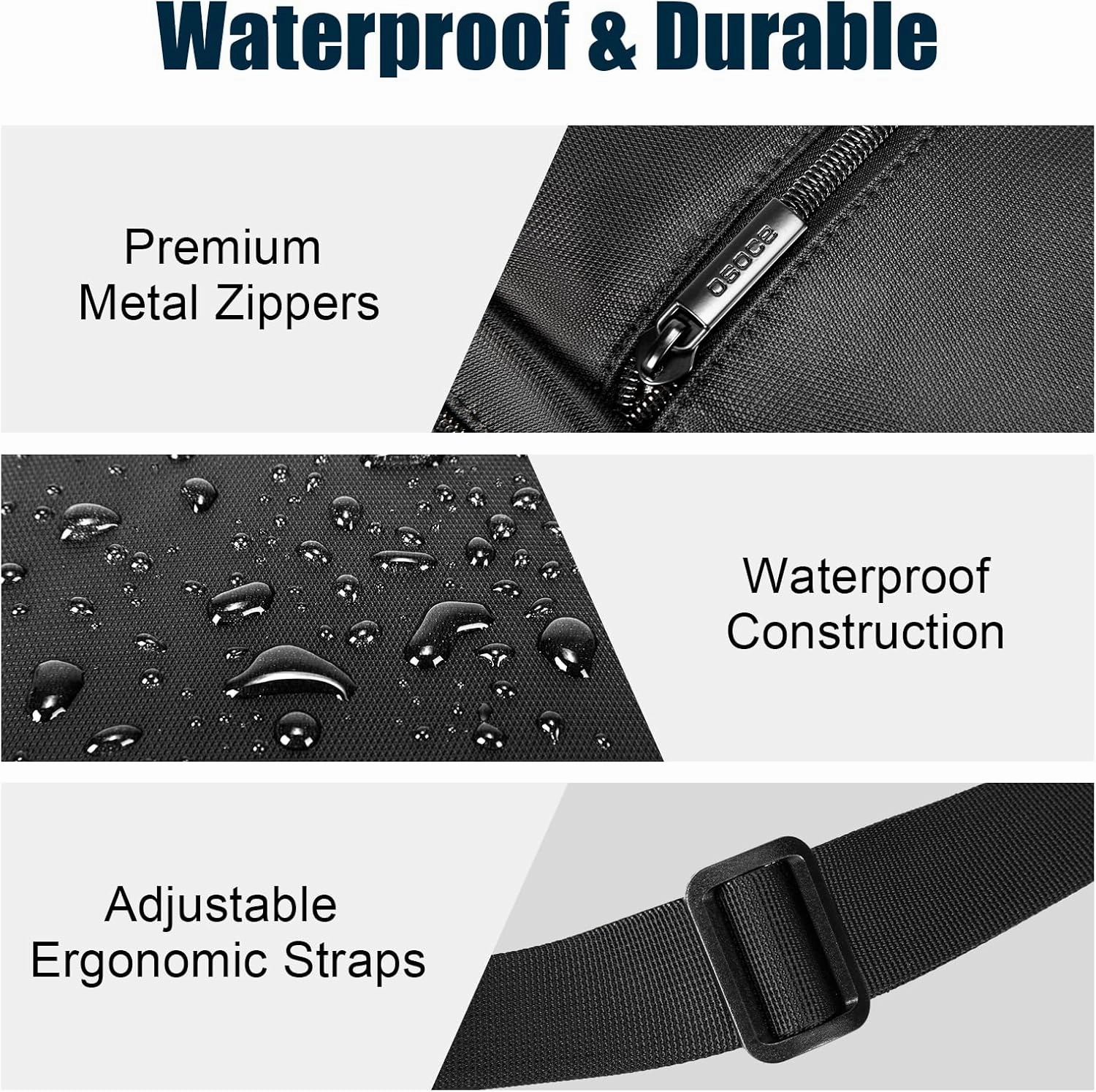 Messenger Bag, Crossbody Bag Shoulder Bag for Men Water Resistant Man Bag Man Purse for Business Office