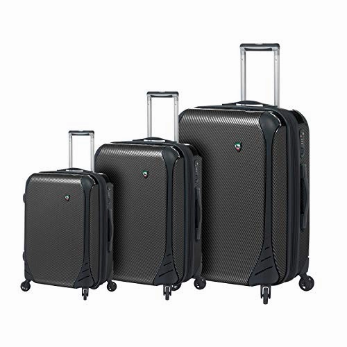 Mia Toro Fibre Di Carbonio Largo Luggage 3 Piece Set, Blue