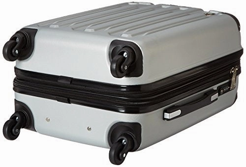 Mia Toro Regale Composite Hardside Spinner Carry-On, Grey, One Size