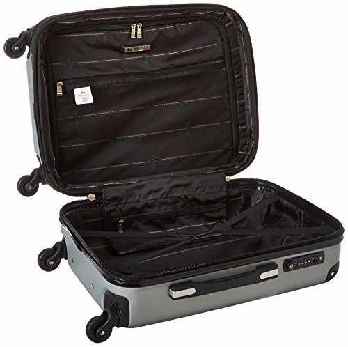 Mia Toro Regale Composite Hardside Spinner Carry-On, Grey, One Size