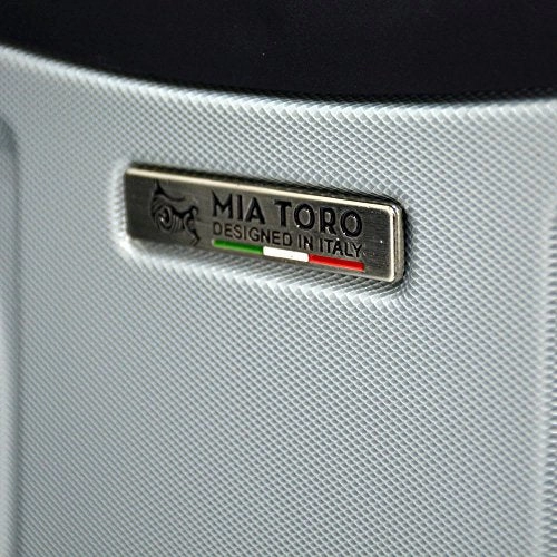 Mia Toro Regale Composite Hardside Spinner Carry-On, Grey, One Size