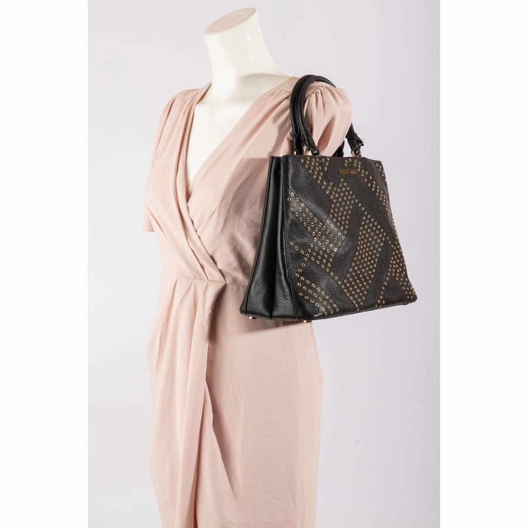 Michael Kors Adele Small Stud Leather Tote