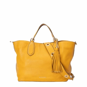 Michael Kors Brooklyn Leather Satchel