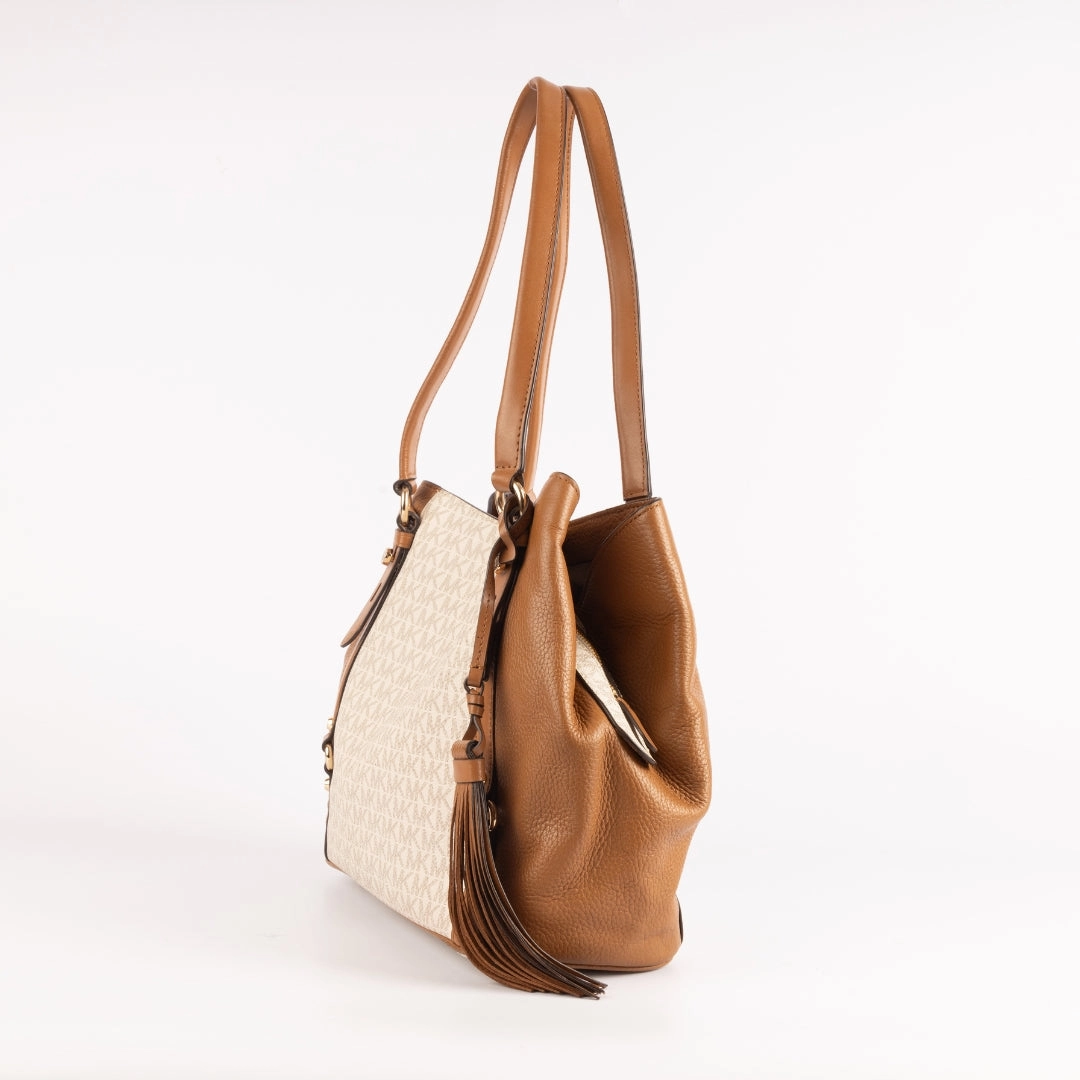 Michael Kors Carrie Large Logo Shoulder Bag
