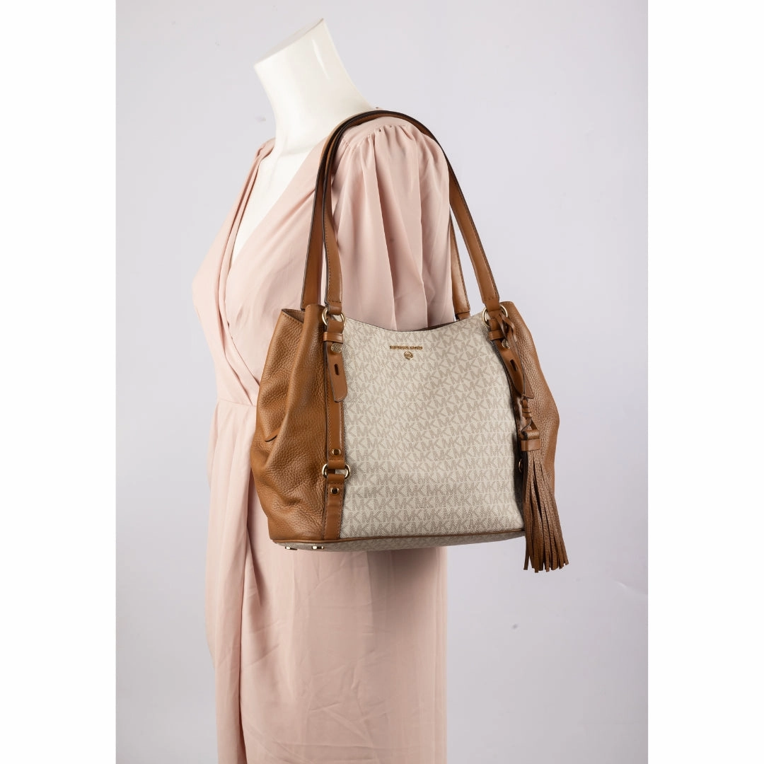 Michael Kors Carrie Large Logo Shoulder Bag