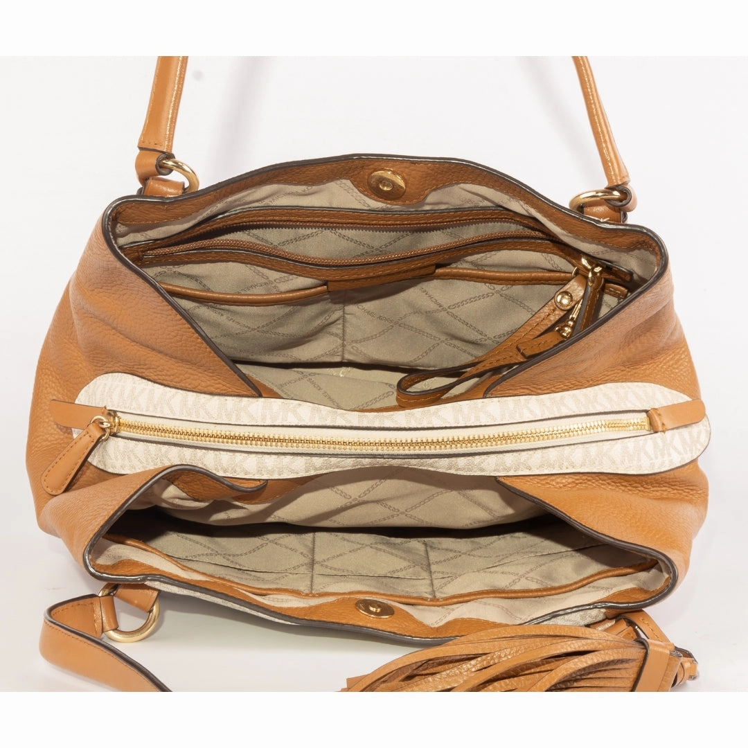 Michael Kors Carrie Large Logo Shoulder Bag