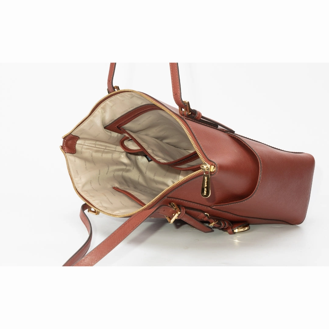 Michael Kors Crimson Red Jet Set Tote Bag