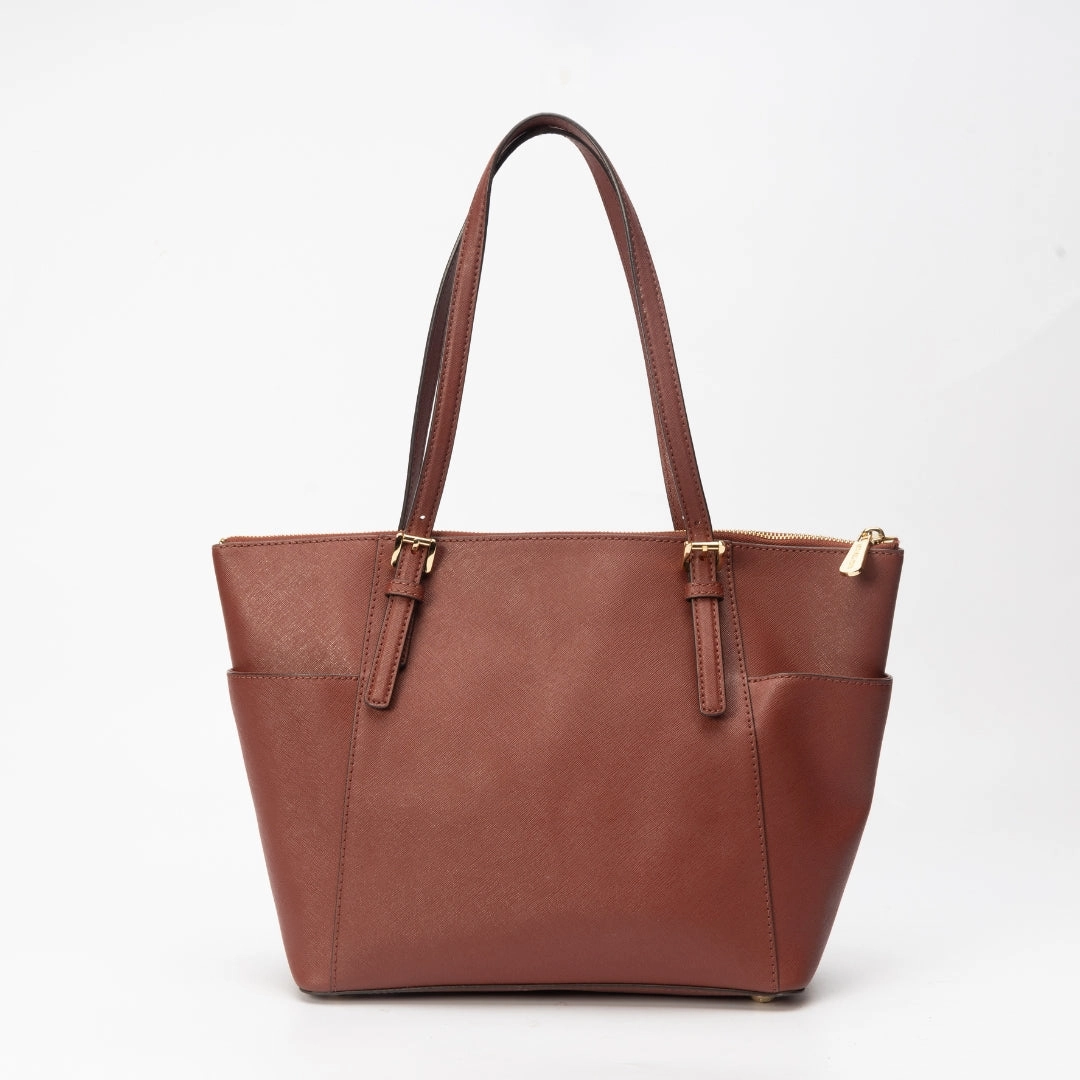 Michael Kors Crimson Red Jet Set Tote Bag