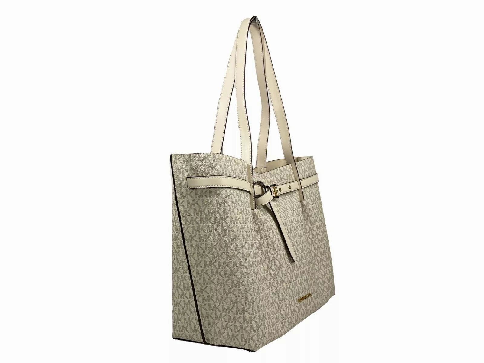 Michael Kors Emilia Large Signature PVC Tote Bag Purse Women's