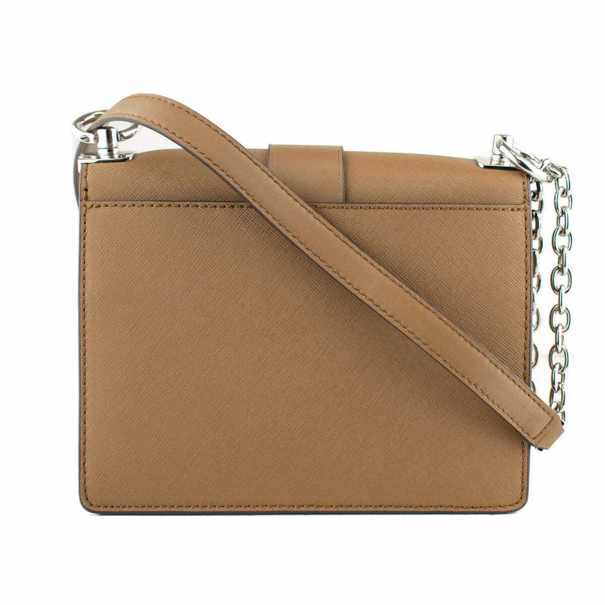 Michael Kors GREENWICH Leather Brown Shoulder Bag