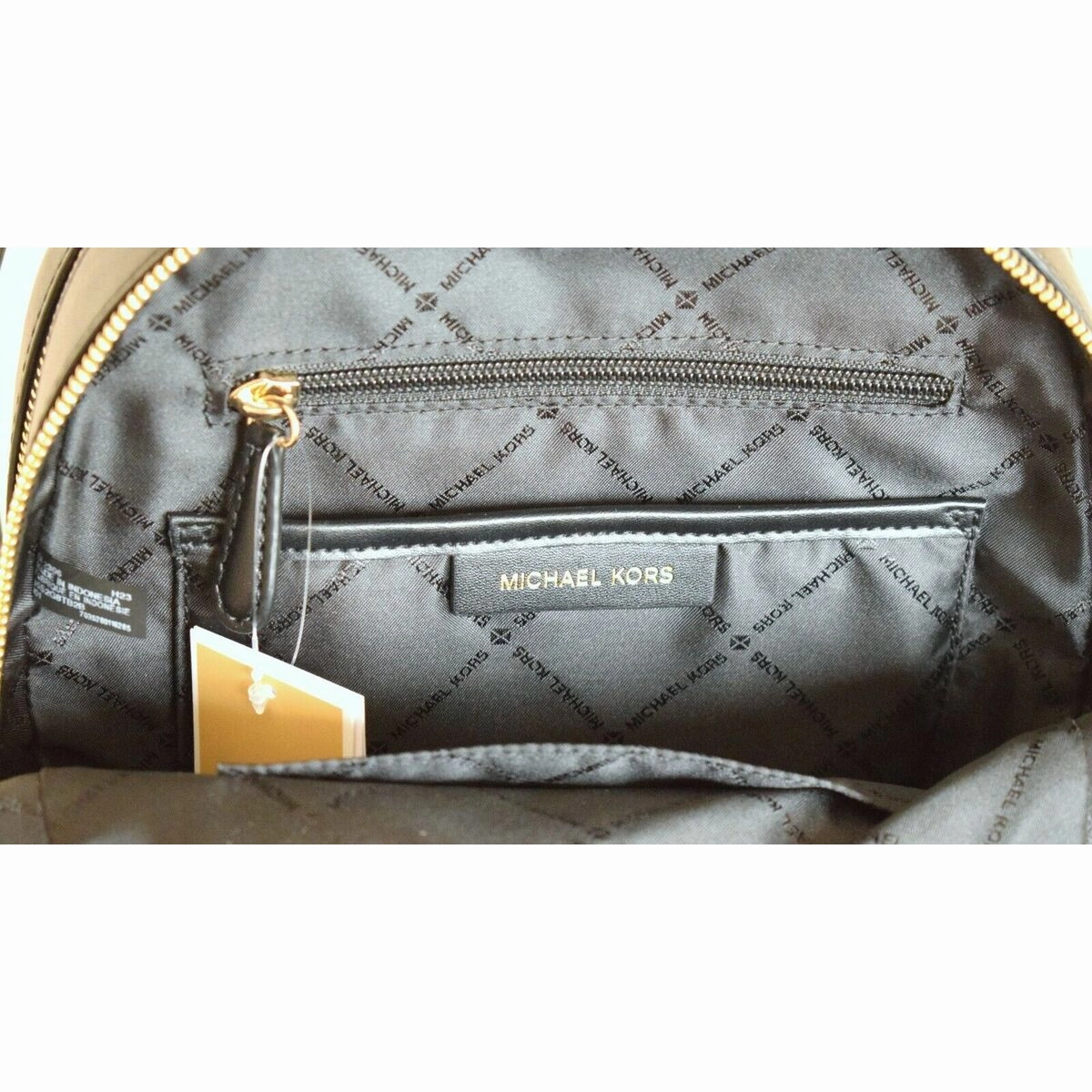 Michael Kors Jaycee Black Logo Backpack