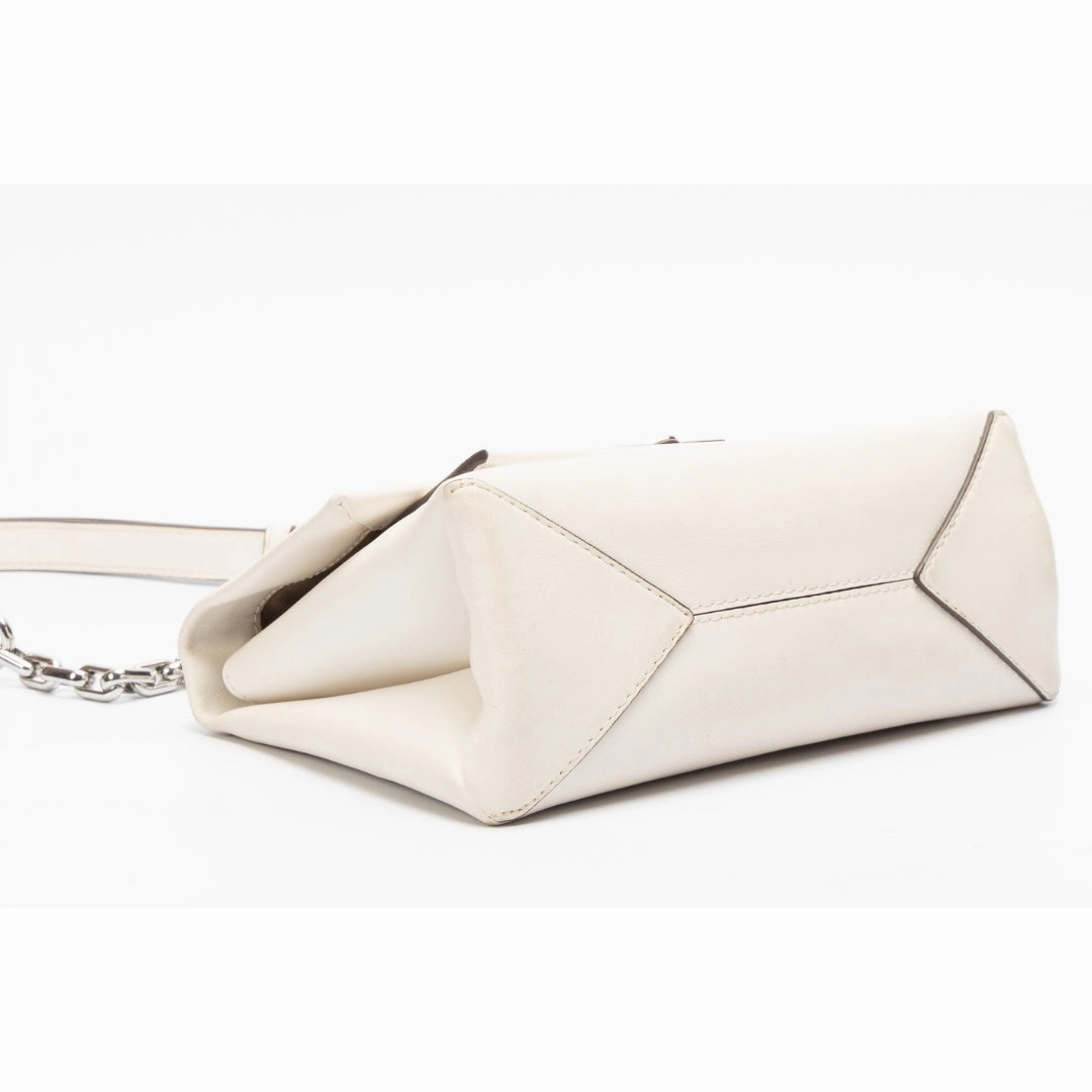Michael Kors Optic White Cece Medium Cross Body Bag